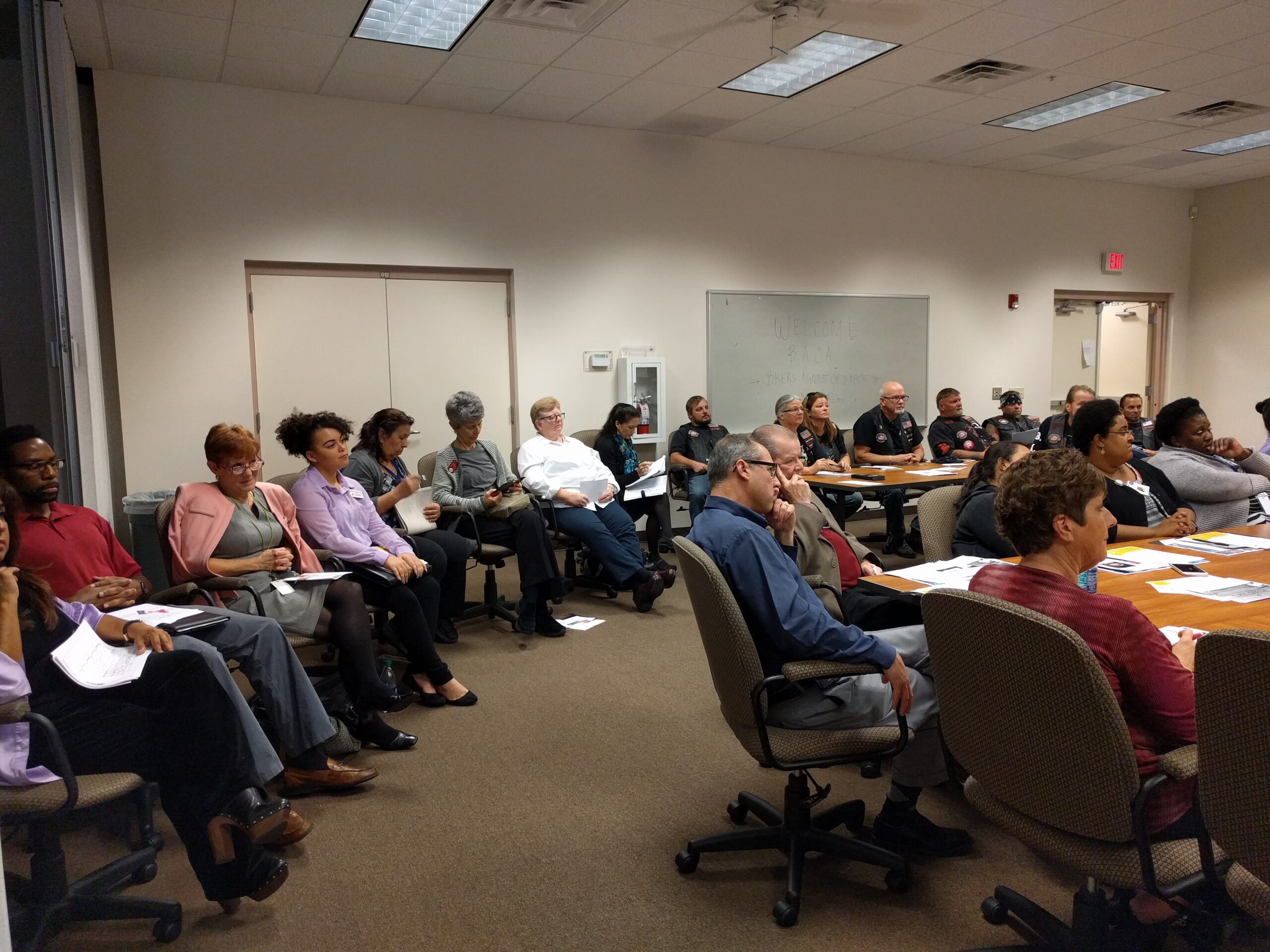 IIAC members listening during a January meeting